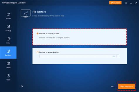 Download Restore Files -