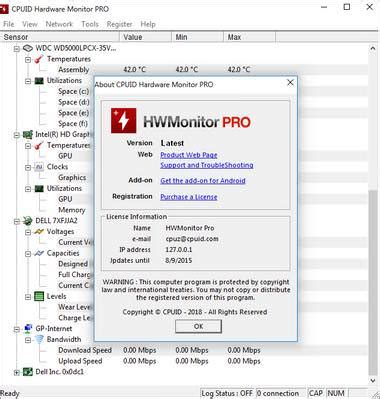 CPUID HWMonitor Free 1.56